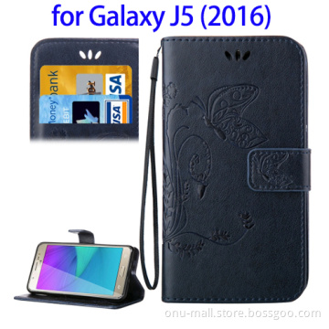 Flower Wallet Flip Cover For Samsung Galaxy J5 2016, Case Cover For Samsung Galaxy J5 Back Cover 2016